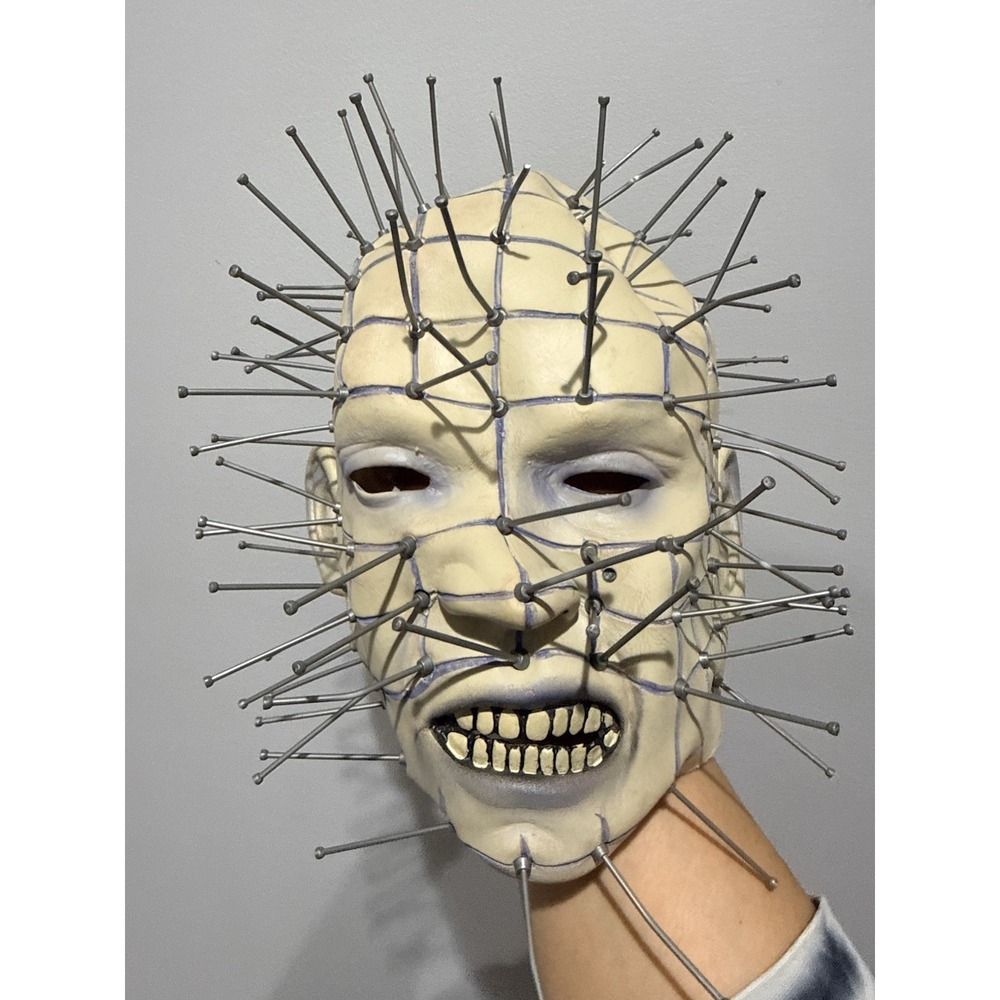 Hellraiser PinHead Adult Latex Mask Reel Games 2009‎ Halloween Horror Cosplay V